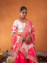 White & Pink Chaniya Choli